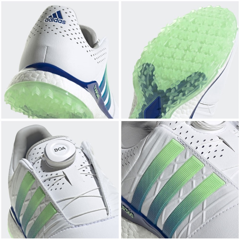 飛揚高爾夫】 adidas Tour 360 XT-SL BOA 2 男鞋(無釘) #EG4879 ,白/藍 
