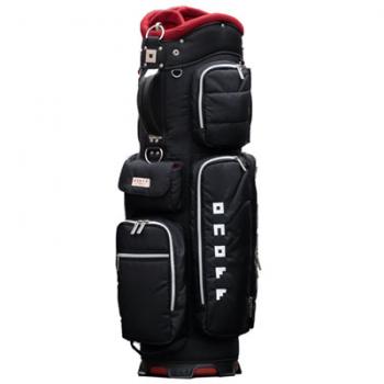 【飛揚高爾夫】ONOFF Caddie Bag 9吋 #OB5419-02 ,黑 球袋