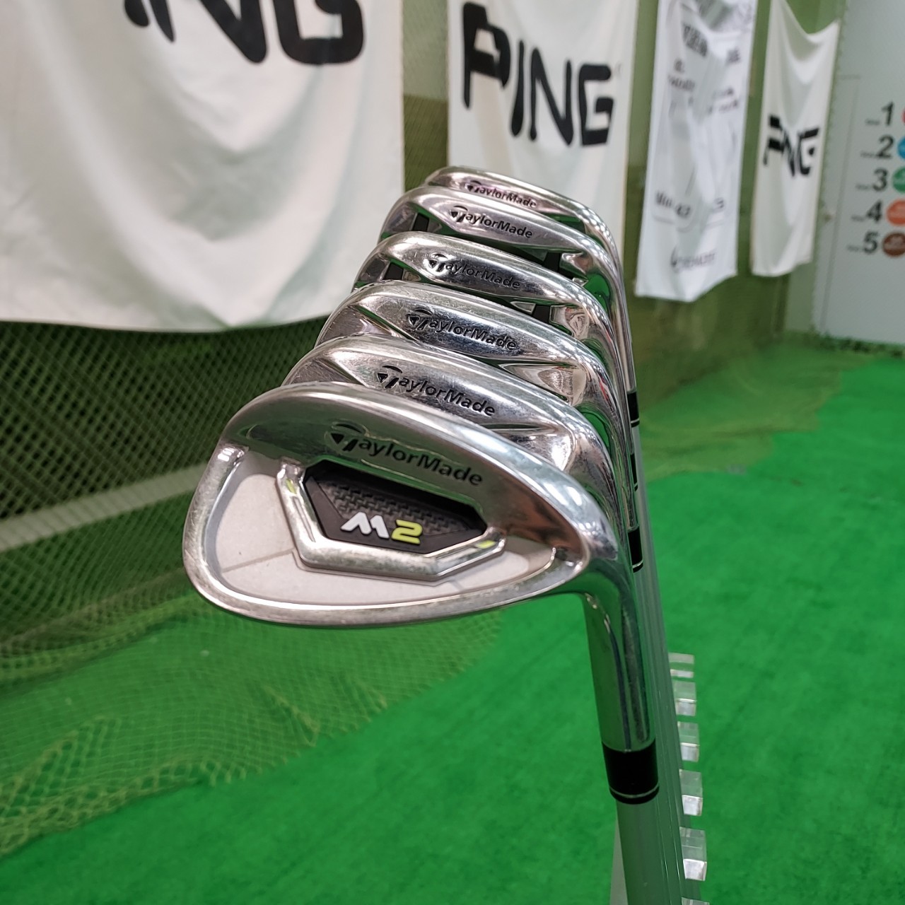 【二手#20225】Taylormade M2  女用鐵桿 6～9+P+A一組，共6支硬度:L