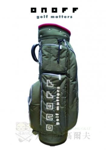 【飛揚高爾夫】ONOFF Caddie Bag 9吋 #OB5424-00 ,卡其綠