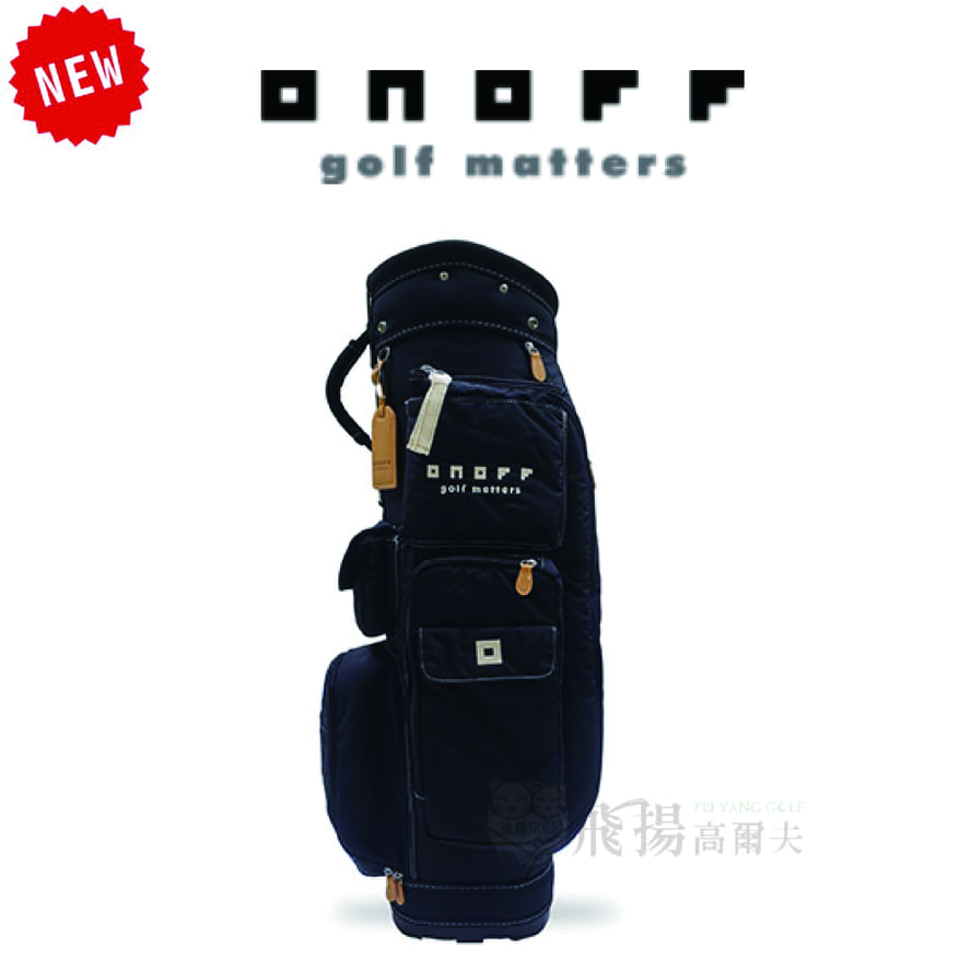 【飛揚高爾夫】ONOFF Lady Caddie Bag 9吋 #OB5724-02 ,黑 ,桿袋