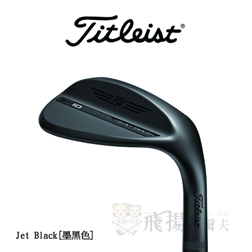 【飛揚高爾夫】'24 Titleist Vokey Spin Milled 10 (SM10) Jet Black 墨黑