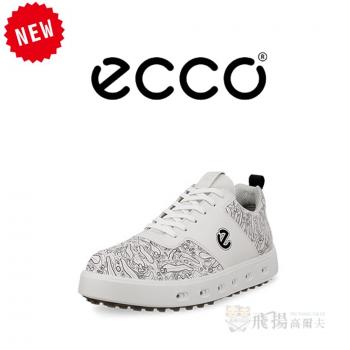 【飛揚高爾夫】ecco 男鞋(無釘) STREET 720 #111724-01007 ,白
