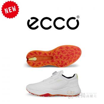 【飛揚高爾夫】ecco 女鞋(無釘) BIOM H5 BOA #115013-01007 ,白紅
