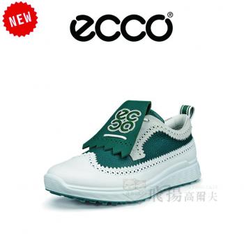 【飛揚高爾夫】ecco 女鞋(無釘) S-Casual #102833-61206 ,白/綠 (限量款)