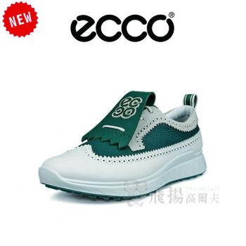 【飛揚高爾夫】ecco 男鞋(無釘) S-Casual #102824-61206 ,白/綠 (限量款)