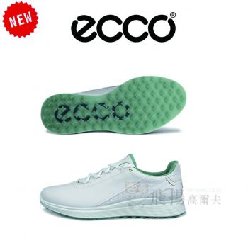 【飛揚高爾夫】ecco 男鞋(無釘) S-Casual #102814-01007 ,白