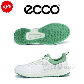 【飛揚高爾夫】ecco 男鞋(無釘) CORE #100824-61202 ,白/橄欖綠