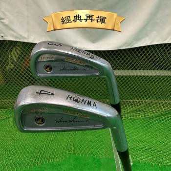 【二手#20383】★經典再揮★ HONMA 3星 LB-606 鐵桿組 (#3,#4) (共2支) 硬度 S