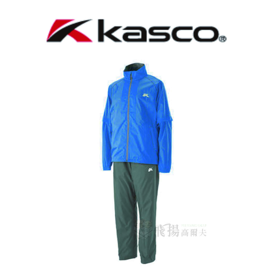【飛揚高爾夫】Kasco Rain Suit 男雨衣ARW-007, 藍色 【飛揚高爾夫】Kasco Rain Suit 男雨衣ARW-007, 藍色