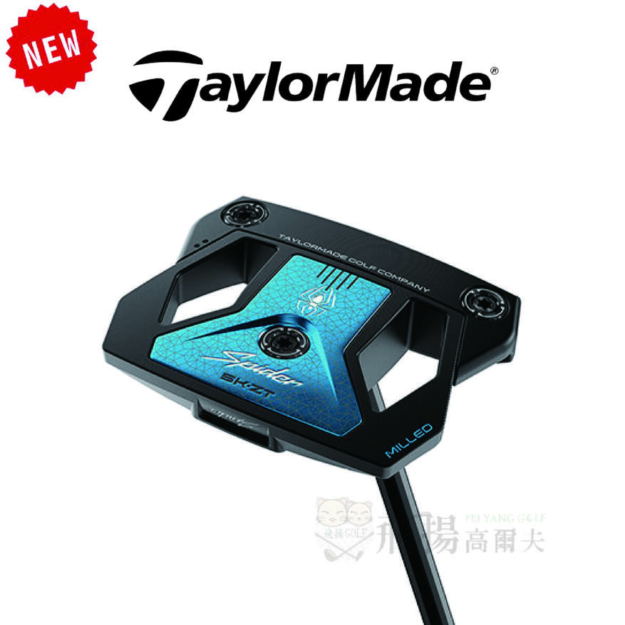 【飛揚高爾夫】TaylorMade Spider Zero Torrance Black 推桿 ,#M3601026