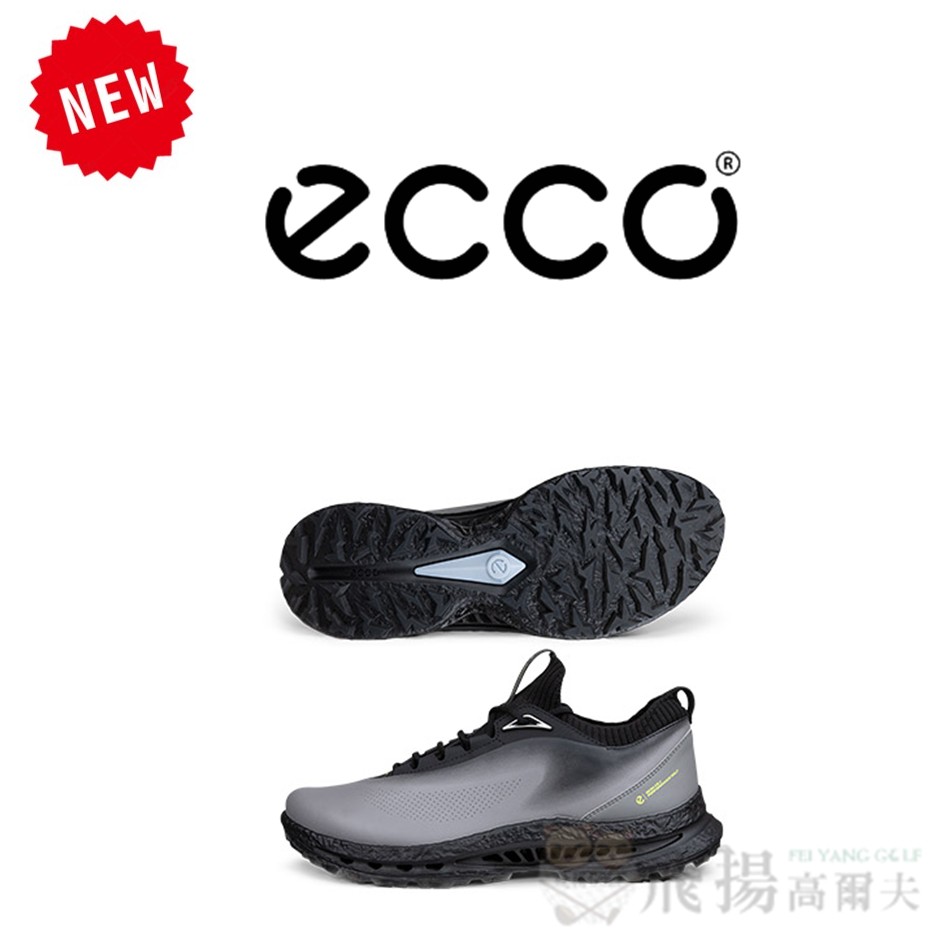 【飛揚高爾夫】ecco 男鞋(無釘) Biom C5 #132604-50843 ,鋼灰