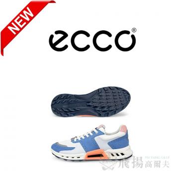 【飛揚高爾夫】ecco 男鞋(無釘) Biom C4 #130524-61587 ,軍藍白焦珊瑚