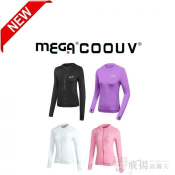 【飛揚高爾夫】MEGA COOUV 女款-冰感防曬機能連帽外套 UV-F403X